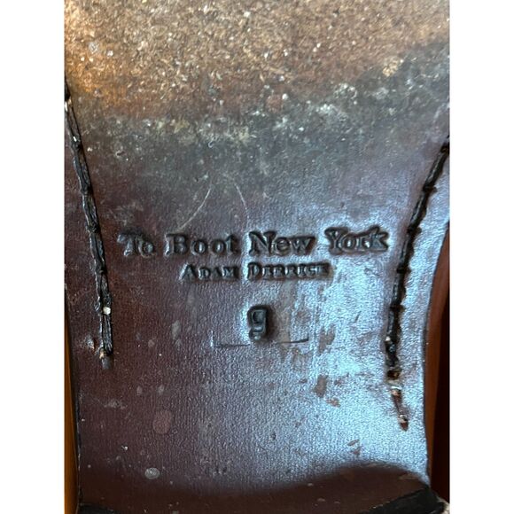 To Boot New York Brown Adam Derrick Oxford Leather Dress Shoes Mens Size 9 - Picture 5 of 8